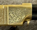 NEW UBERTI 1860 HENRY RIFLE, ENGRAVED, SWIVELS, GOOD WOOD 24.25