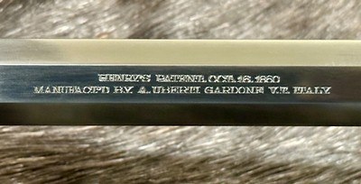 NEW UBERTI 1860 HENRY RIFLE, ENGRAVED, SWIVELS, GOOD WOOD 24.25