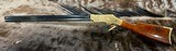 NEW UBERTI 1860 HENRY RIFLE, ENGRAVED, SWIVELS, GOOD WOOD 24.25
