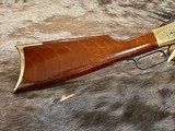 NEW UBERTI 1860 HENRY RIFLE, ENGRAVED, SWIVELS, GOOD WOOD 24.25