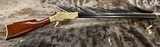 NEW UBERTI 1860 HENRY RIFLE, ENGRAVED, SWIVELS, GOOD WOOD 24.25