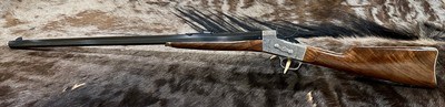 NEW PEDERSOLI EXHIBITION, ENGRAVED ROLLING BLOCK TARGET DELUXE 357 MAGNUM 30
