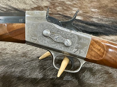 NEW PEDERSOLI EXHIBITION, ENGRAVED ROLLING BLOCK TARGET DELUXE 357 MAGNUM 30