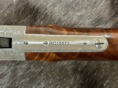 NEW PEDERSOLI EXHIBITION, ENGRAVED ROLLING BLOCK TARGET DELUXE 357 MAGNUM 30