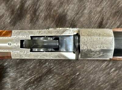 NEW PEDERSOLI EXHIBITION, ENGRAVED ROLLING BLOCK TARGET DELUXE 357 MAGNUM 30