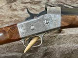 NEW PEDERSOLI EXHIBITION, ENGRAVED ROLLING BLOCK TARGET DELUXE 357 MAGNUM 30