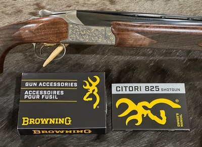 NEW BROWNING CITORI 825 GOLDEN CLAYS SPORTING 12GA 30