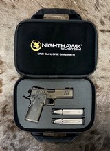 NEW NIGHTHAWK CUSTOM TRS COMMANDER DOUBLE STACK 4.25