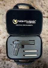 NEW NIGHTHAWK CUSTOM GRP GOV'T 1911 9MM, IOS, BLACK DLC & OTHER UPGRADES (GLOBAL RESPONSE PISTOL) - LAYAWAY AVAILABLE - Image 23 of 25