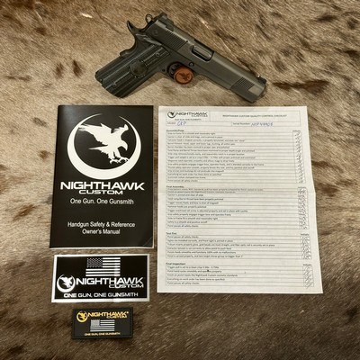 NEW NIGHTHAWK CUSTOM GRP GOV'T 1911 9MM, IOS, BLACK DLC & OTHER UPGRADES (GLOBAL RESPONSE PISTOL) - LAYAWAY AVAILABLE - Image 20 of 25