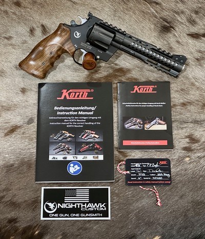 NEW KORTH NXS 8-SHOT 357 MAGNUM, 6