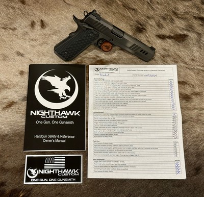 NEW NIGHTHAWK CUSTOM PRESIDENT GOV'T 1911 9MM SINGLE STACK, BOARDROOM SERIES, W/ MANY UPGRADES - LAYAWAY AVAILABLE - Image 21 of 25