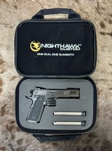 NEW NIGHTHAWK CUSTOM PRESIDENT GOV'T 1911 9MM SINGLE STACK, BOARDROOM SERIES, W/ MANY UPGRADES - LAYAWAY AVAILABLE - Image 23 of 25