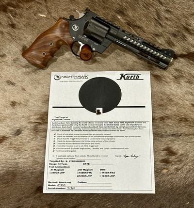 NEW KORTH NXS 8-SHOT 357 MAG 6