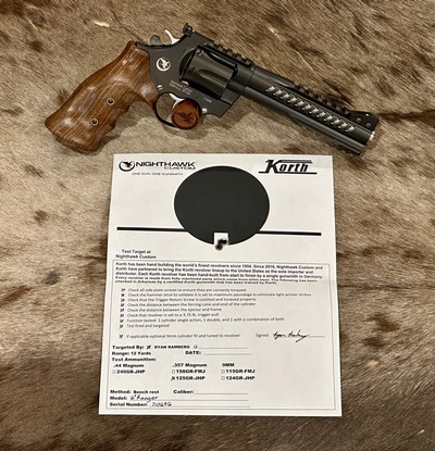 NEW KORTH RANGER 357 MAGNUM 6