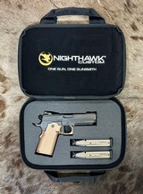 NEW NIGHTHAWK CUSTOM DOUBLE AGENT COMMANDER 4.25