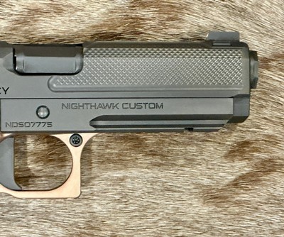 NEW NIGHTHAWK CUSTOM DOUBLE AGENT COMMANDER 4.25