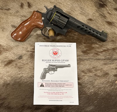 NEW RUGER SUPER GP100 8 SHOT CUSTOM COMPETITION 357 MAG DOUBLE ACTION 5.5