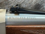 NEW BROWNING BLR STAINLESS WALNUT LIGHTWEIGHT '81 LEVER 308 WINCHESTER 22
