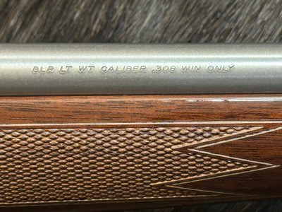 NEW BROWNING BLR STAINLESS WALNUT LIGHTWEIGHT '81 LEVER 308 WINCHESTER 22