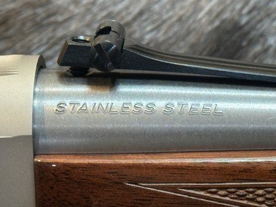 NEW BROWNING BLR STAINLESS WALNUT LIGHTWEIGHT '81 LEVER 308 WINCHESTER 22