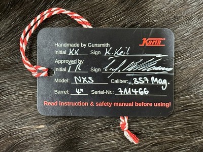 NEW KORTH NXS 8-SHOT 357 MAG 4