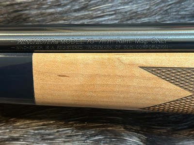 NEW WINCHESTER MODEL 70 SUPER GRADE MAPLE 7mm REM MAG GOOD WOOD, FREE SAFARI 535218230 - LAYAWAY AVAILABLE - Image 14 of 21