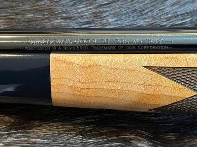 NEW WINCHESTER MODEL 70 SUPER GRADE MAPLE 308 WIN 22