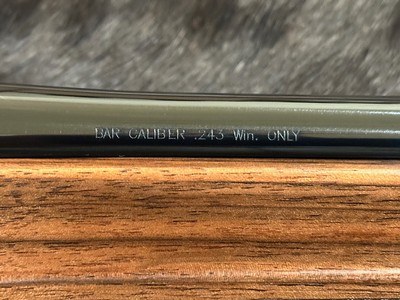 NEW BROWNING BAR MK 4 MEDALLION 243 WINCHESTER 22