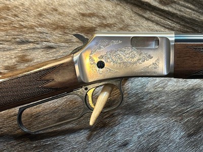 NEW BROWNING BL-22 FIELD GRADE II 22LR NICKEL ENGRAVED, WALNUT, 20