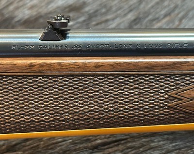 NEW BROWNING BL-22 FIELD GRADE II 22LR NICKEL ENGRAVED, WALNUT, 20