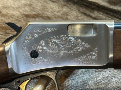 NEW BROWNING BL-22 FIELD GRADE II 22LR NICKEL ENGRAVED, WALNUT, 20