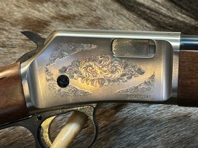 NEW BROWNING BL-22 FIELD GRADE II 22LR NICKEL ENGRAVED, WALNUT, 20