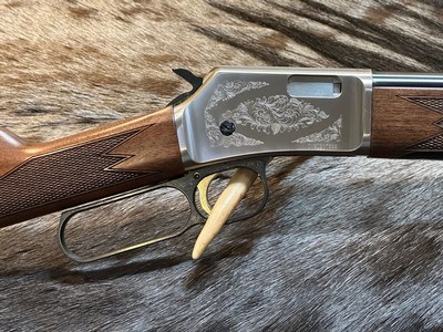 NEW BROWNING BL-22 FIELD GRADE II 22LR NICKEL ENGRAVED, WALNUT, 20