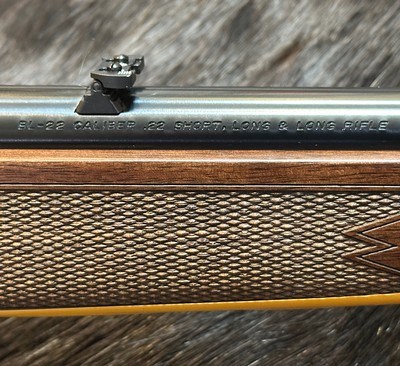 NEW BROWNING BL-22 FIELD GRADE II 22LR NICKEL ENGRAVED, WALNUT, 20