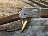 NEW BROWNING BL-22 FIELD GRADE II 22LR NICKEL ENGRAVED, WALNUT, 20