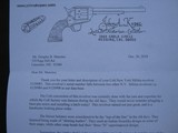 Colt 1st Gen SAA U.S. N.Y. Militia .44-40 5 1/2" 1887 Kopec & Colt letter Heiser 7th Cav#120985 EXC - 15 of 15