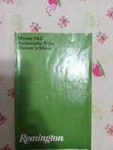 Like new only fired 3x Remington model 742 30-06 with redfield wide field 2-7 scope with factory covers - 10 of 15