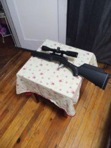 Like new rossi single shot heavy varmint barrel 243 only fired 12 rounds - 1 of 14