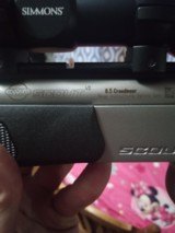 Brand new unfired CVA scout 6.5creedmore with brand new Simmons pro target 3-9-40 scope - 8 of 11