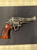 Smith and Wesson Model 27-2 5” Nickel Revolver - 1 of 11