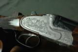 Fabulous Merkel 303 EL Sidelock Ejector 16 Bore O/U Game Gun with Double Triggers – Knoth Engraved - 1 of 9