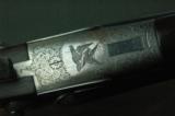 HDHHenrion, Dassy & Heuschen Hammer Pigeon Gun with Extensive Game Scene Engraving - 2 of 10