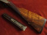 James Lang & Co 12 Bore Back Action Bar Lock Sidelock Ejector With Nitro Damascus Barrels - 3 of 8