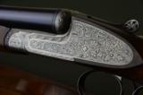 Renato Gamba St. Vincent Sidelock Ejector Pigeon Gun – Highly Engraved – Excellent – South Paw’s Delight - 1 of 9