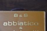 A&S Abbiatico & Salvinelli Leather Case Label - Vintage and Genuine - FAMARS - 3 of 3