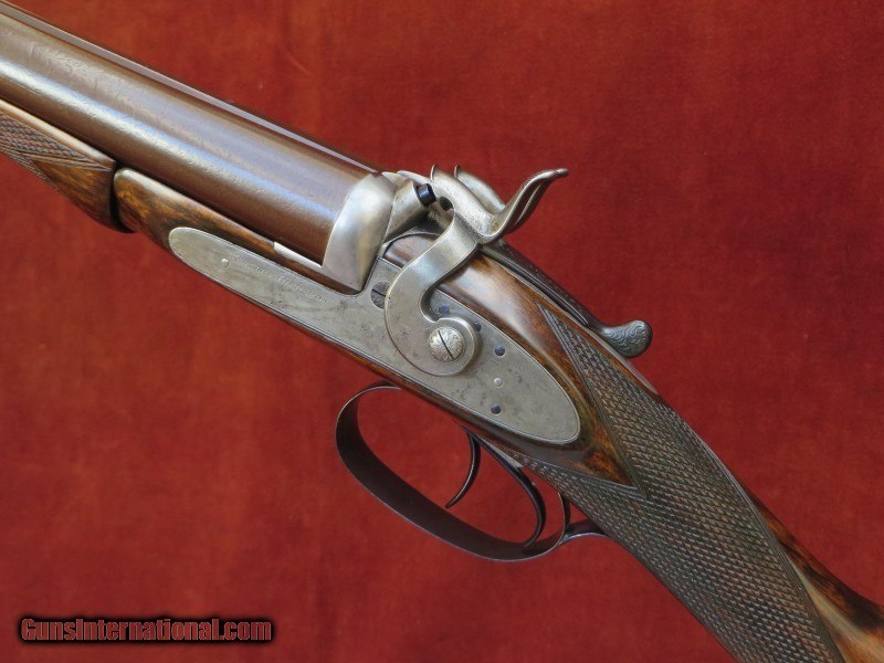 Westley Richards 12 bore Bar in Wood 'Crab Jointed' Hammergun with 30 ...