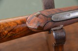 W.W. Greener G60 Royal with 30” Original Damascus Barrels – Great Engraving – Highly Figured and Carved Stock - 6 of 15
