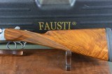 Fausti Style Side-by-Side 12 Gauge Shotgun With 28” Multi-Choke Barrels – Beautiful Engraving and Highly Figured Wood – Cased – Excellent - 5 of 9