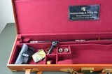 Wm. Cashmore 12 Bore Hammer Pigeon Gun with 30” Whitworth Steel Barrels and Original 3” Chambers – Beautiful English Walnut – Cased with Accessories - 10 of 15